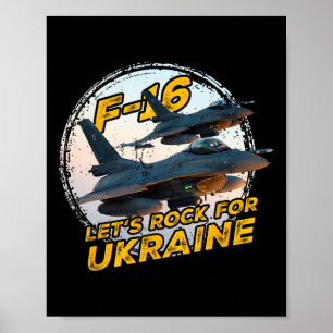 F-16 Ukraine 1 Poster