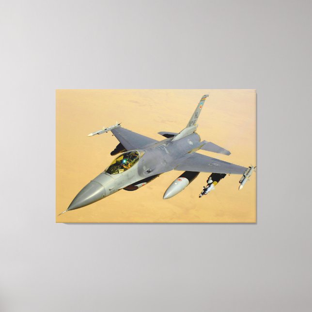 F-16C FIGHTING FALCON 32x48 Canvas Print (Front)