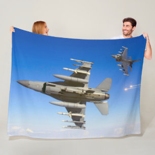 F-16C FIGHTING FALCON FLEECE BLANKET