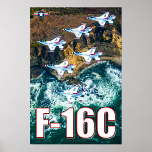 F-16C FIGHTING FALCON POSTER