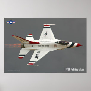 F-16C FIGHTING FALCON POSTER