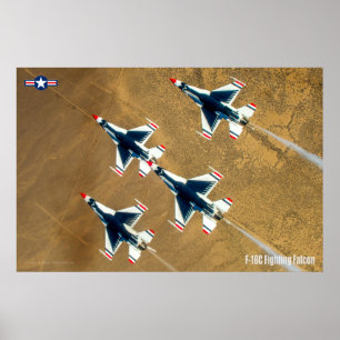 F-16C FIGHTING FALCON POSTER