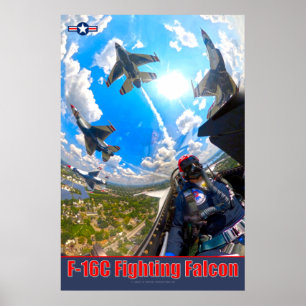 F-16C FIGHTING FALCON POSTER