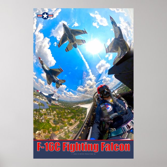 F-16C FIGHTING FALCON POSTER (Front)