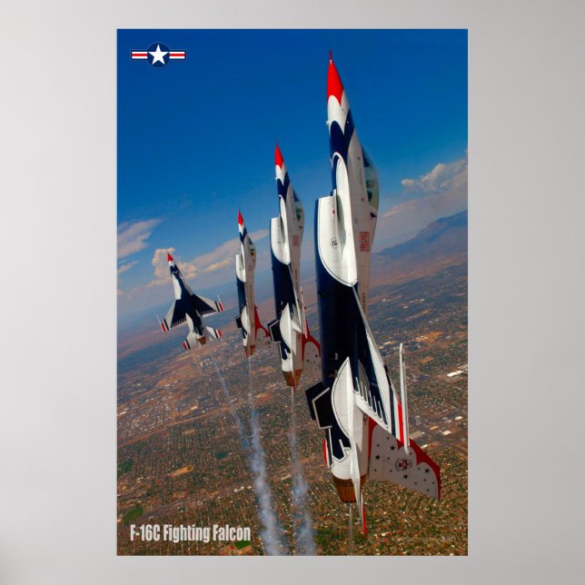 F-16C FIGHTING FALCON POSTER (Front)