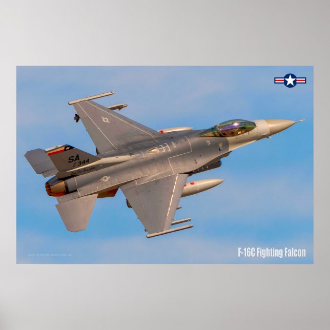 F-16C FIGHTING FALCON POSTER (Front)