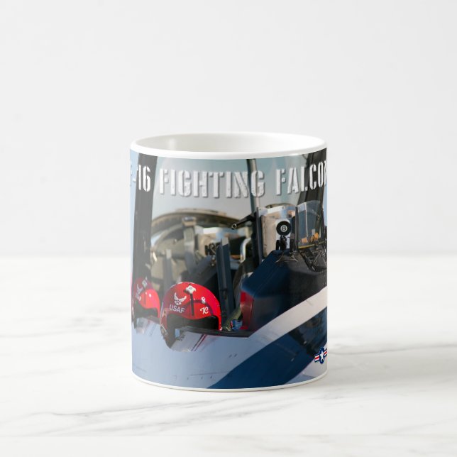 F-16D FIGHTING FALCON COFFEE MUG (Center)