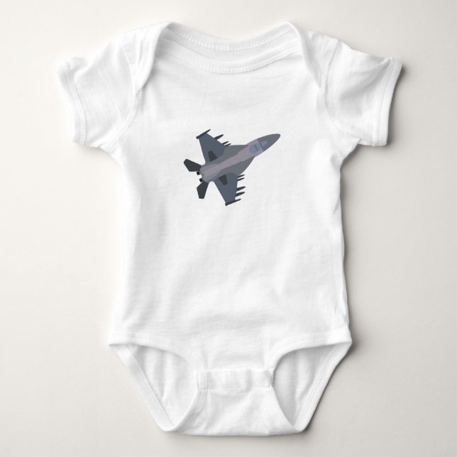 F-18 hornet baby bodysuit (Front)