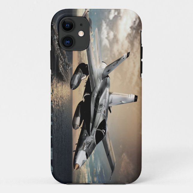 F-18 Hornet Fighter Jet Case-Mate iPhone Case (Back)