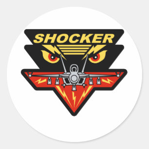 F-18 Hornet Shocker Classic Round Sticker