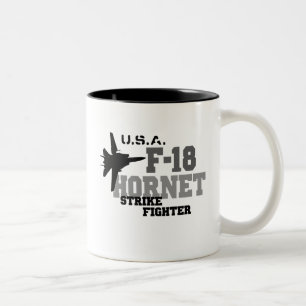 F-18 Hornet - Strike Fighter Two-Tone Coffee Mug