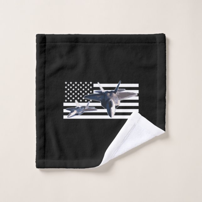 F-22 (Black Flag) Wash Cloth (Wash Cloth)
