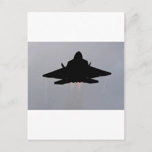 F-22 LEAVING GUAM POSTCARD