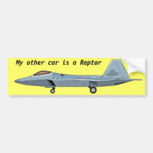 F-22 Raptor Bumper Sticker