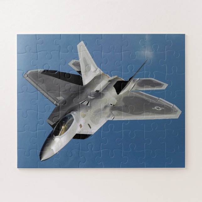 F-22 Raptor Deployed Kadena Air Base 2009 Jigsaw Puzzle (Horizontal)