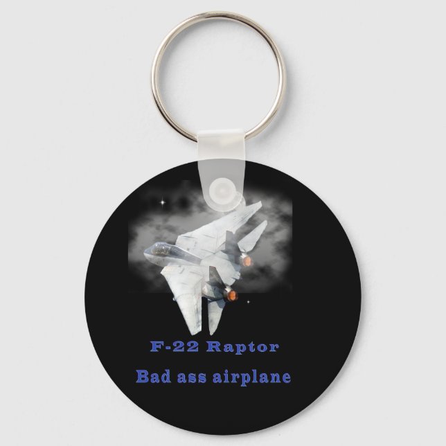 F-22 Raptor designs Key Ring (Front)