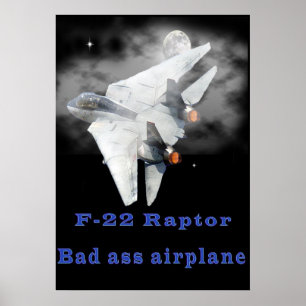 F-22 Raptor designs Poster