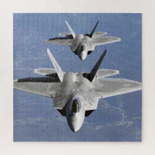 F-22 Raptor Fifth Generation Stealth Fighter Jet Jigsaw Puzzle