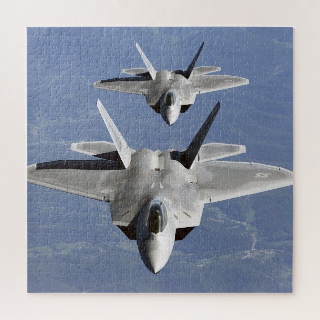 F-22 Raptor Fifth Generation Stealth Fighter Jet Jigsaw Puzzle (Vertical)
