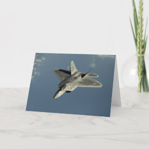 F-22 Raptor Fighter Jet Card