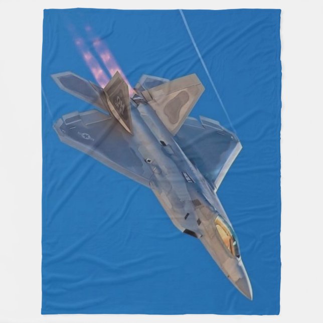 F-22 RAPTOR FLEECE BLANKET (Front)