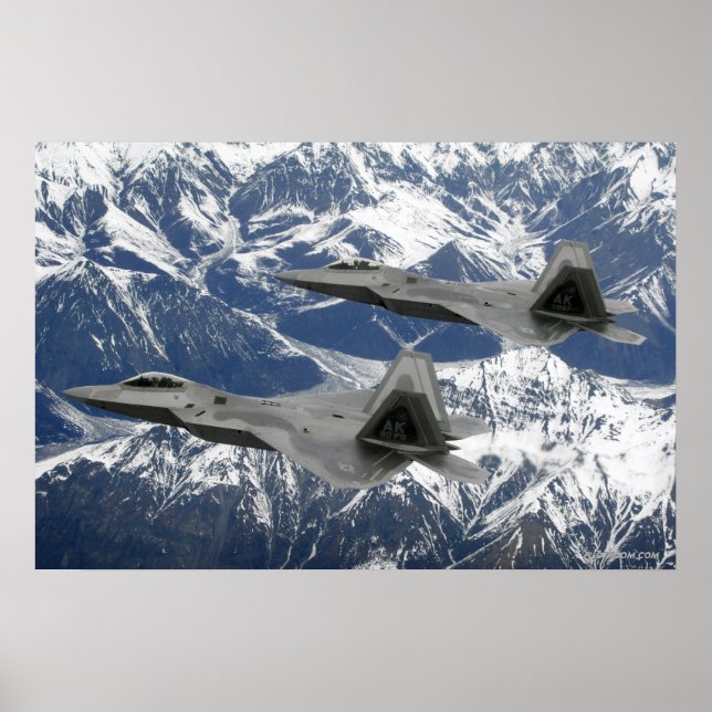 F-22 Raptor Flight Poster (Front)