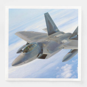 F-22 Raptor Military Jet Napkin