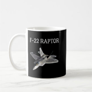 F-22 Raptor Shirt Cool Fighter Jet F22 Raptor Jet  Coffee Mug