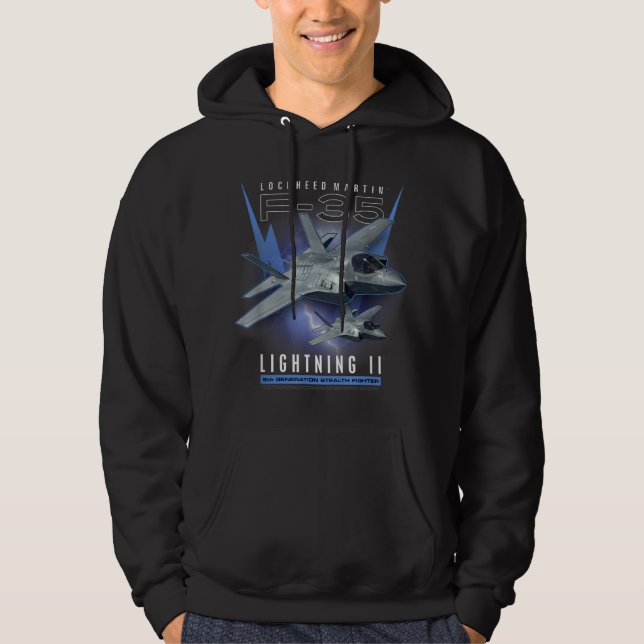 F-22 Raptor Stealth Air Superiority Fighter Hoodie (Front)