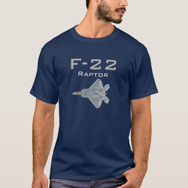 F-22 Raptor Stealth Fighter Jet  T-Shirt (Front)