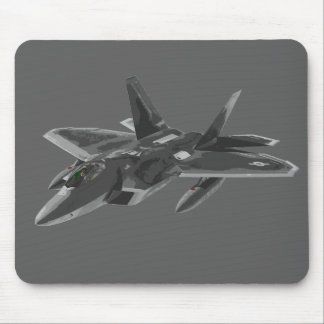 F 22 Raptor Stealthy Fighter Aircraft Mouse Mat