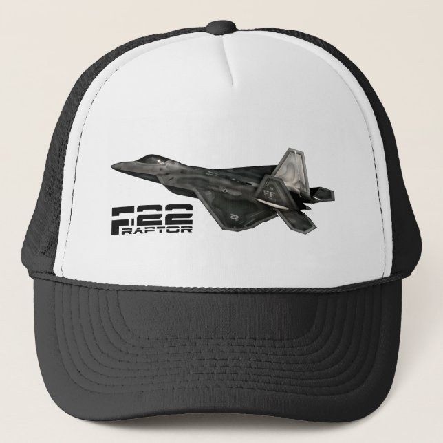 F-22 RAPTOR TRUCKER HAT (Front)