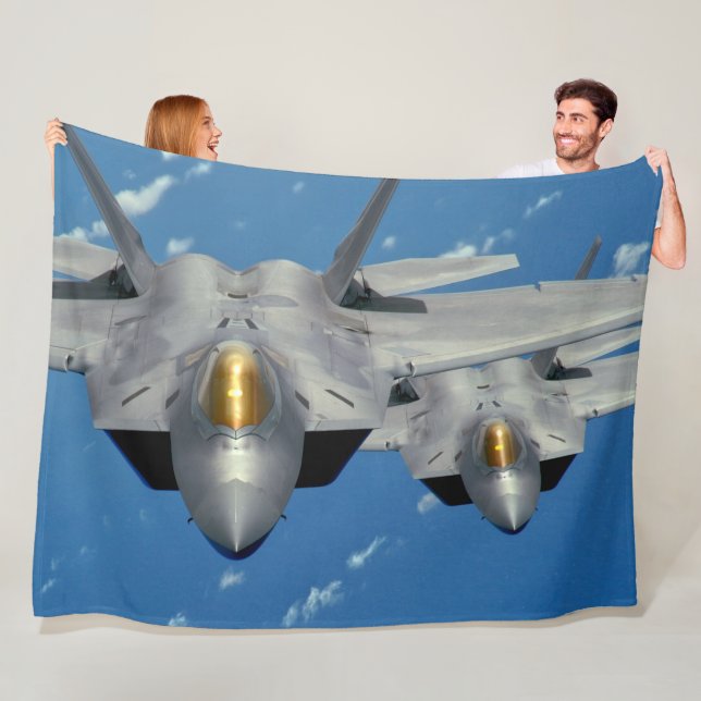 F-22A RAPTOR FLEECE BLANKET (In Situ)