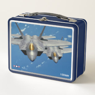 F-22A RAPTOR METAL LUNCH BOX