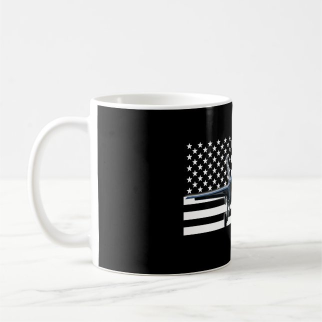 F-35 (Black Flag) Coffee Mug (Left)