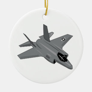 F-35 CERAMIC TREE DECORATION