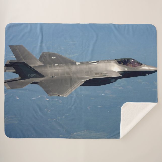 F-35 FIGHTER SHERPA BLANKET (Front (Horizontal))