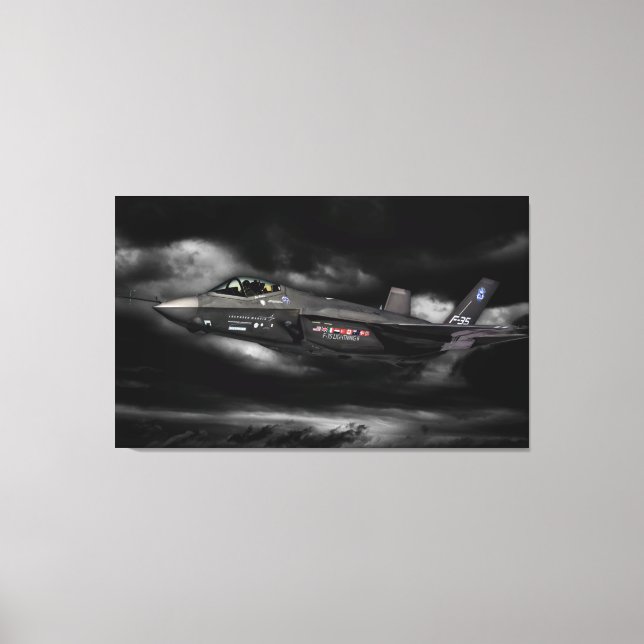 F-35 Lightning II Canvas Print (Front)