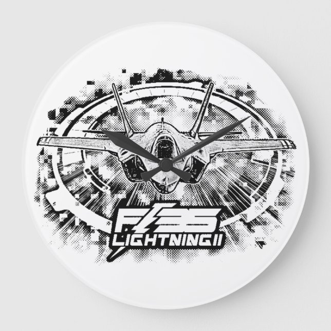 F-35 Lightning II Large Clock (Front)