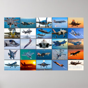 F-35 LIGHTNING II “MONTAGE” POSTER
