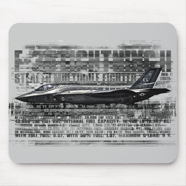 F-35 Lightning II Mousepad (Front)