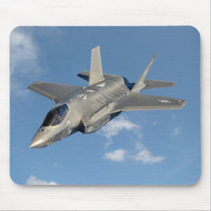 F-35 Lightning II Panther Jet Fighter in Sky Mouse Mat