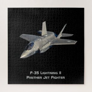 F-35 Lightning II Panther Jet Fighter Jigsaw Puzzle