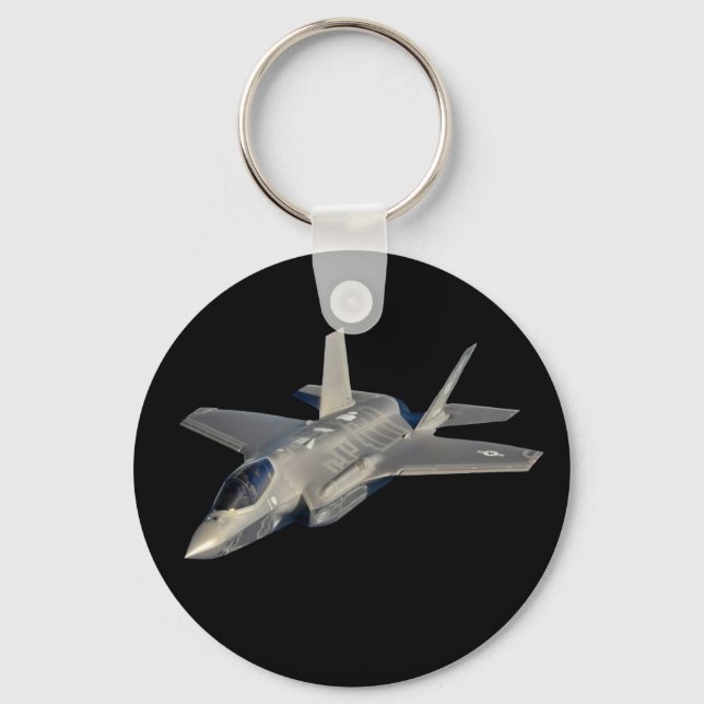 F-35 Lightning II Panther Jet Fighter Key Ring (Front)