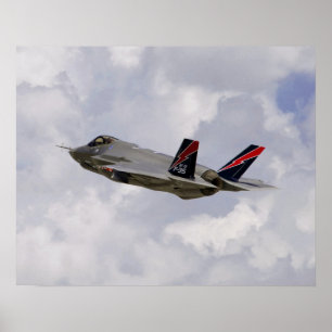 F-35A Lightning II Joint Strike Fighter Aircraft Poster