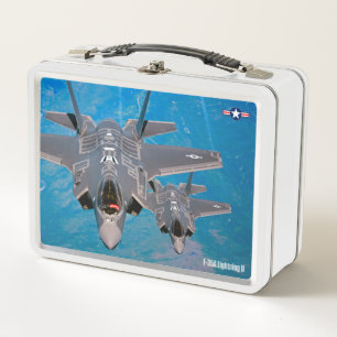 F-35A LIGHTNING II METAL LUNCH BOX