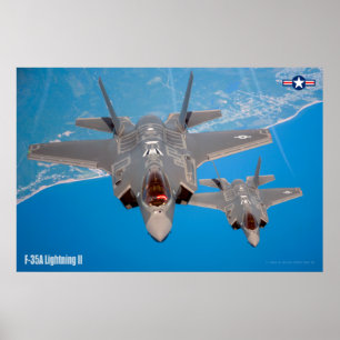 F-35A LIGHTNING II POSTER