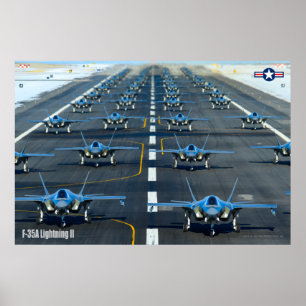 F-35A LIGHTNING II POSTER