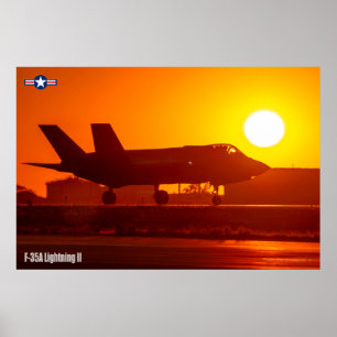 F-35A LIGHTNING II POSTER