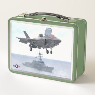 F-35B LIGHTNING II METAL LUNCH BOX